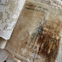 Load image into Gallery viewer, Vintage Mixed Media Fabric Journal Workshop