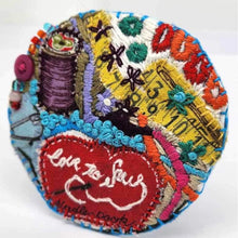 Load image into Gallery viewer, Wild Stitching : Creating with Stitch and Mixed Media with Jennie Lamb
