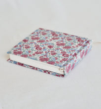 Load image into Gallery viewer, Hard Cover Recycled Liberty Print Cotton Book Cloth Journal-Floral Spine
