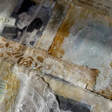 Load image into Gallery viewer, Vintage Mixed Media Fabric Journal Workshop
