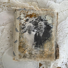 Load image into Gallery viewer, Vintage Mixed Media Fabric Journal Workshop
